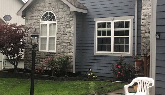 House with walkout rooms to the yard. All new appliances