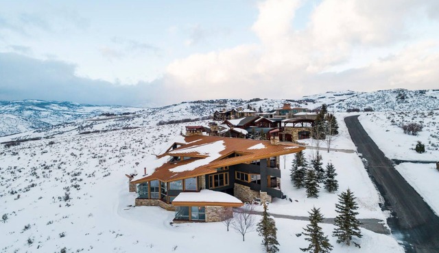 Incredible Sunsets with views of all Park City's Ski resorts