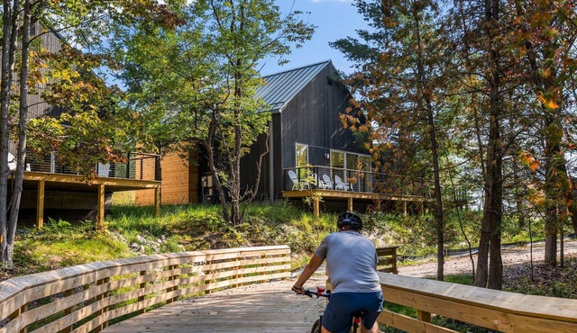 KOTI 12 (Three Bedroom) Traverse City's Scandinavian Cabins, vacation home on TART & mins to Travers.
