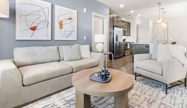 Landing | Modern 1BD, Courtyard, Yoga Studio