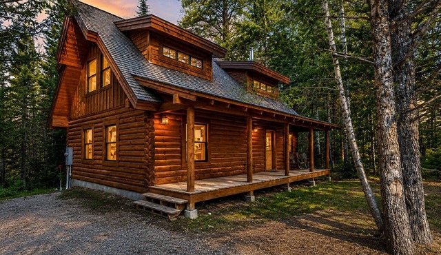 Lazy Moose Cabin+10MinstoYellowstone+Wifi+Log+AC