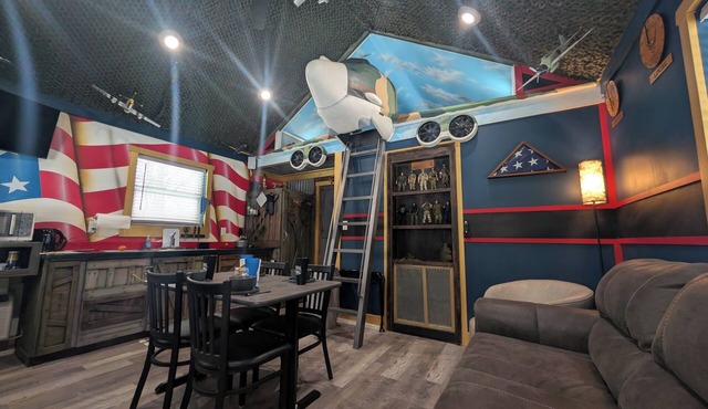 Mission Base- Soaking Tub, Firepit & Woodland Escape- Rt. 66-Whimsy Waypoint