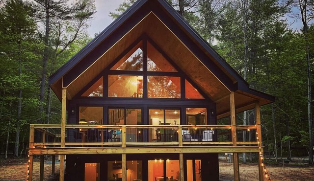 Modern Amenity A-Frame Cabin