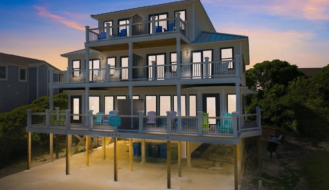 Ocean View Second-Row Duplex | Spacious 5BR | Beach Access Across Street