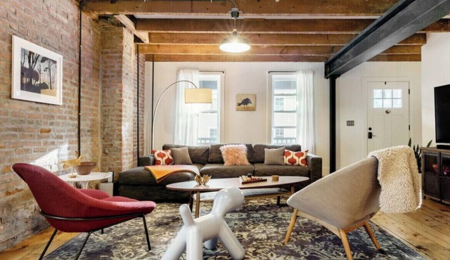 Relaxing Chic Home off Main St with Hot Tub & Chef's Kitchen
