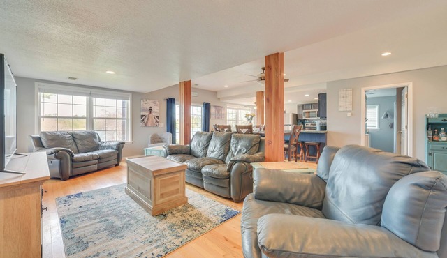 Riverfront Cheboygan Home w/Dock ~ 4 Mi to Town! in Cheboygan