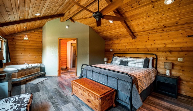 Romantic Secluded Cabin w/Hot Tub, Private Driftless Escape