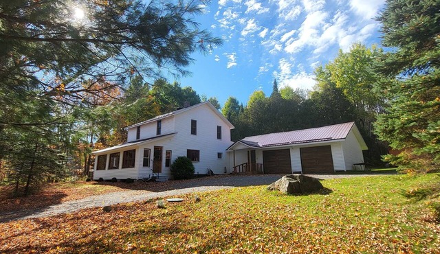Rustic 20-Acre Fall Cabin, PrivateFire Pit & near Trails in Malone