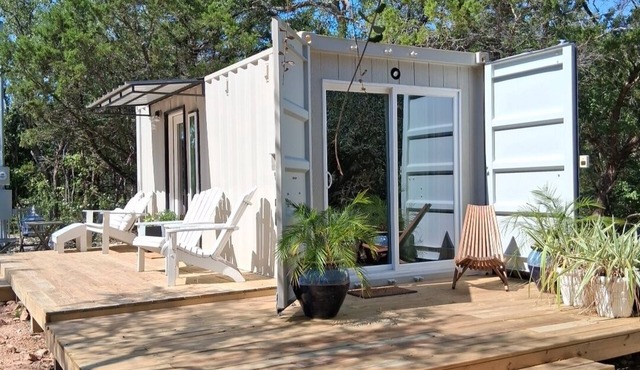 Sans Cedar - Shipping Container Cabin 1