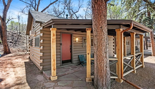 Serene Nature Cabins with Outdoor Spaces near Garden of the Gods, Colorado Springs CO