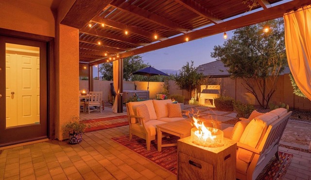 Thoughtfully Curated Gilbert Home Hot Tub Office Backyard Oasis in Gilbert