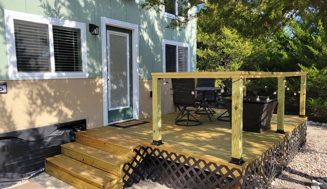 Tiny home in Van Alstyne with easy access to Hwy 75 and exceptional privacy.