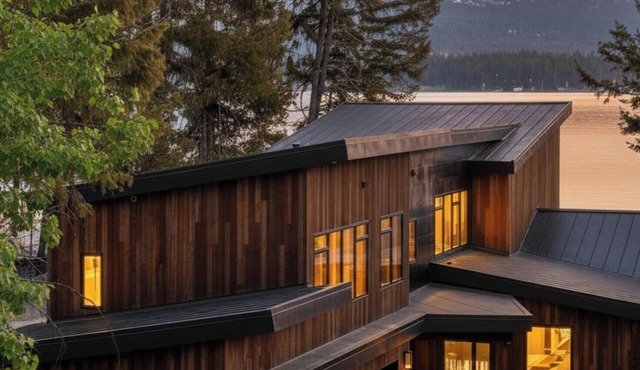Ultra modern for 16, private dock + beach
