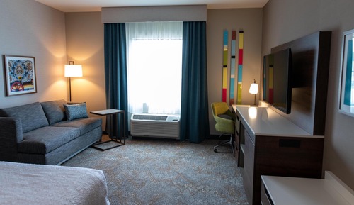 Room, 1 King Bed with Sofa bed, Refrigerator