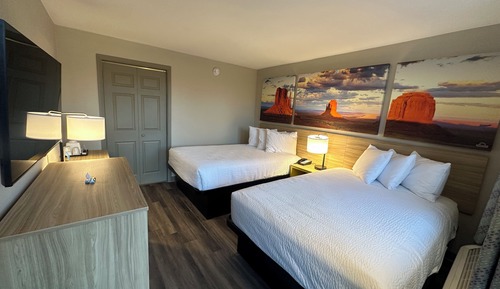 Room, 2 Double Beds, Mobility Accessible, Non Smoking (Roll-in Shower)