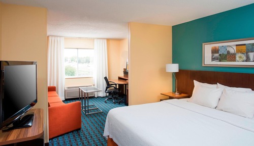 Suite, 1 King Bed with Sofa bed, Accessible Bathtub