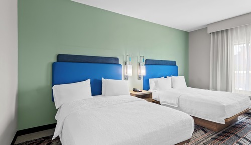 Room, 2 Queen Beds, Refrigerator & Microwave