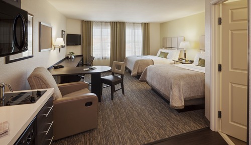 Studio Suite, 2 Queen Beds, Accessible Bathtub